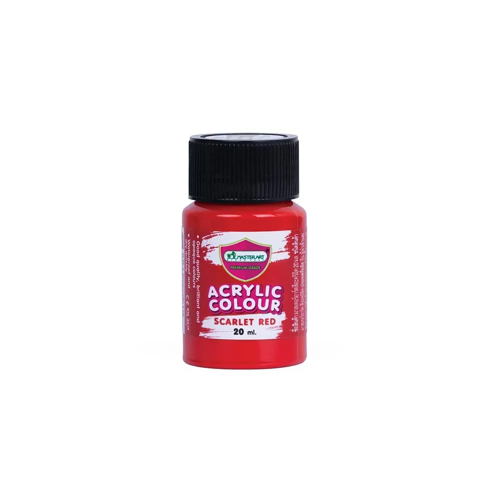 Akryylimaali 20 ml, Scarlet Red