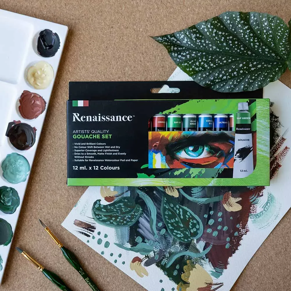 Guassivärit 12 x 12 ml