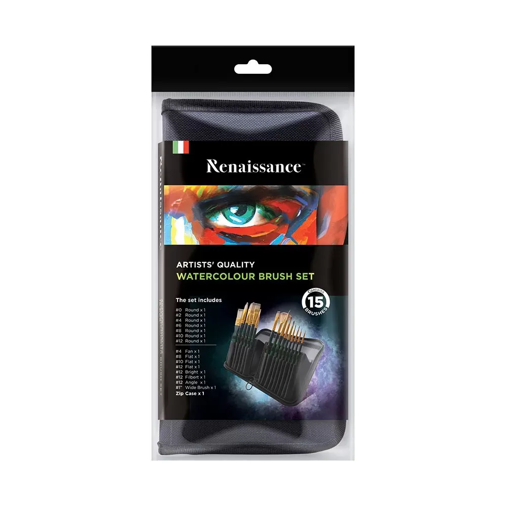 Sivellinlajitelma 15-osainen + kotelo