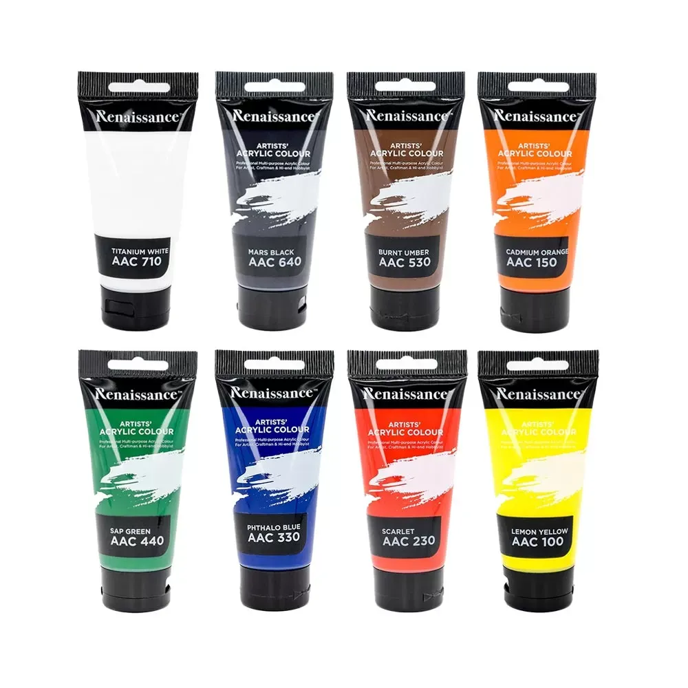 Akryylimaalit 10 x 75 ml