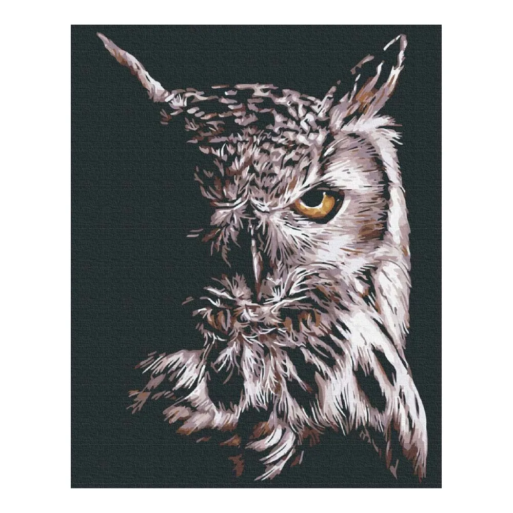 Numeromaalaus pöllö