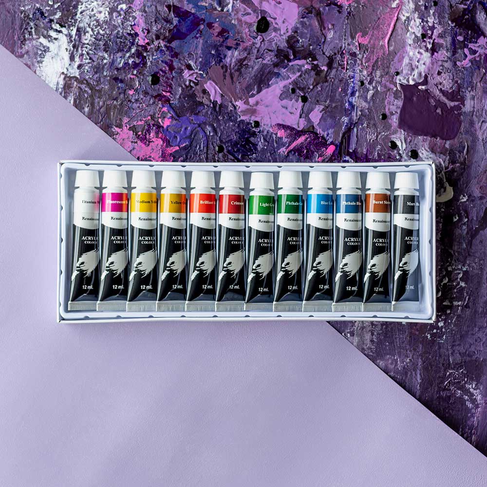 Akryylivärit 12 x 12 ml