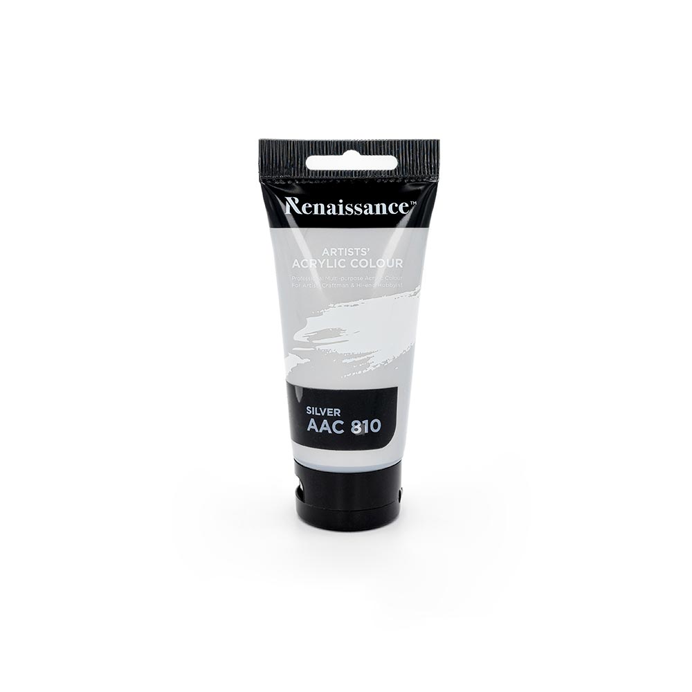 Akryylimaali 75 ml, Silver