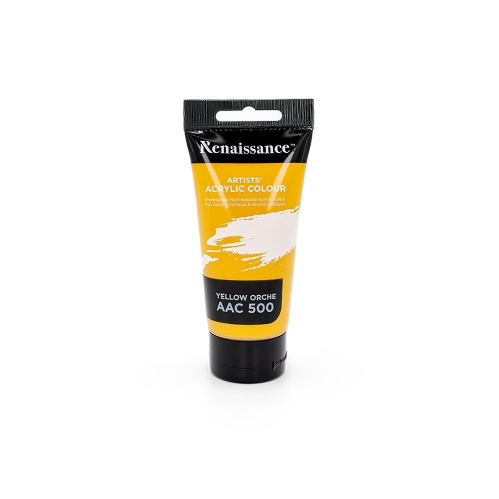 Akryylimaali 75 ml, Yellow Ochre