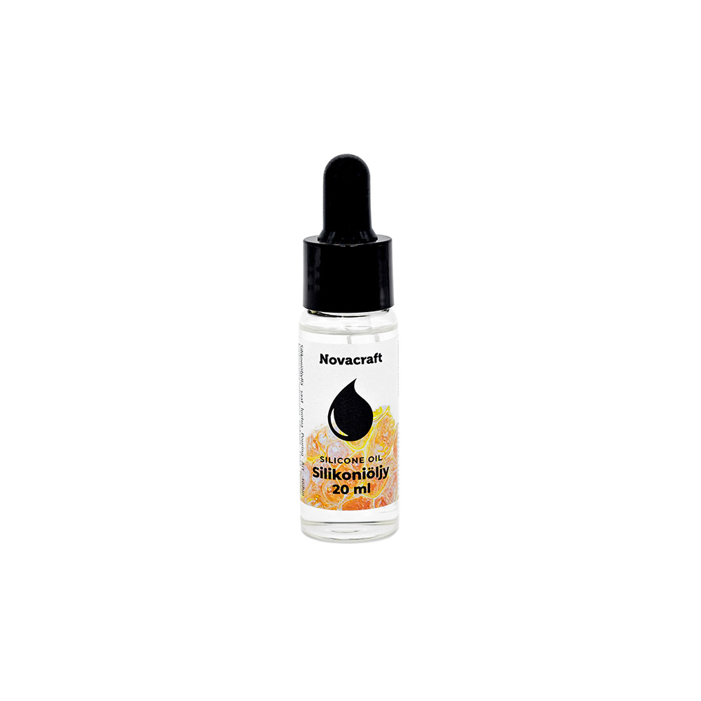 Silikoniöljy lasipullo 20 ml.