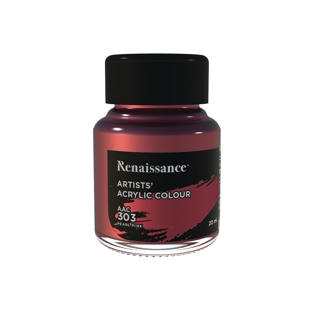 Akryylimaali 20 ml, Pearl Pink