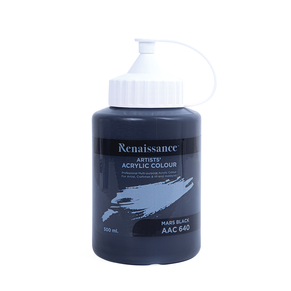 Akryyylimaali 500 ml, Mars Black